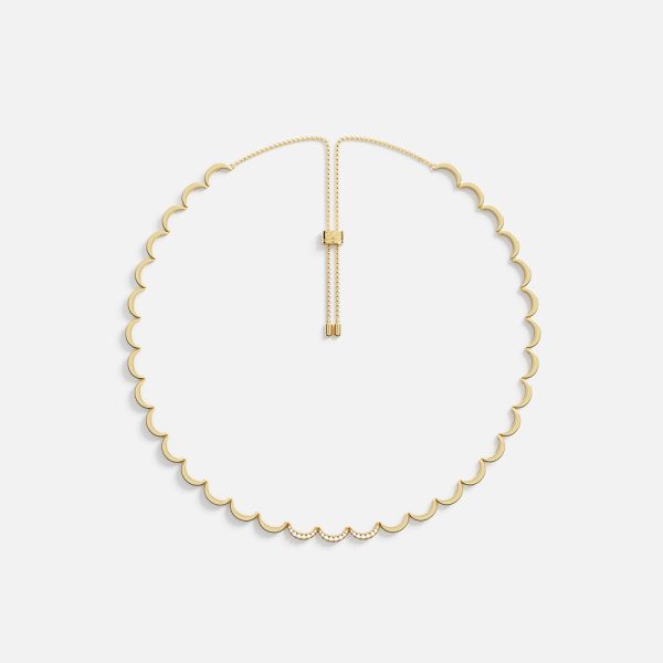 گردنبند طرح نیم ماه