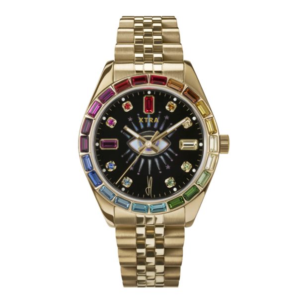 ساعت طلایی گرد