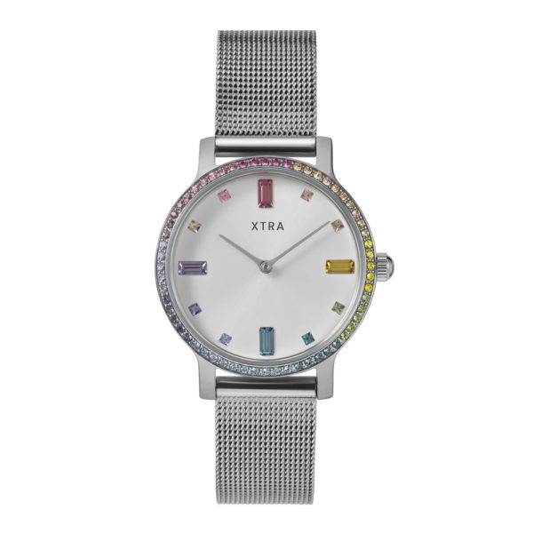 ساعت سیلور گرد دور نگین