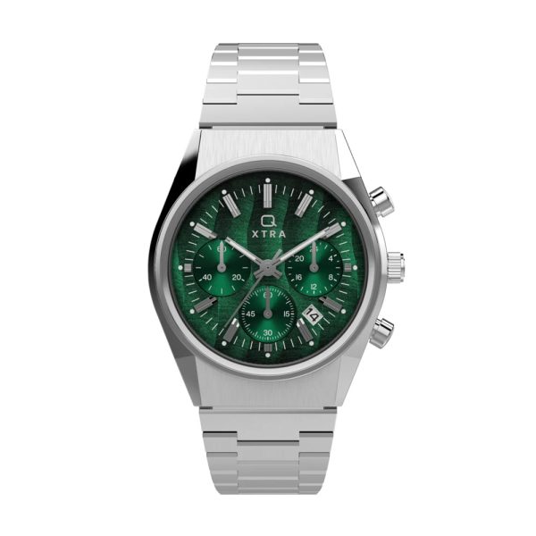 ساعت دسته فلزی سبز