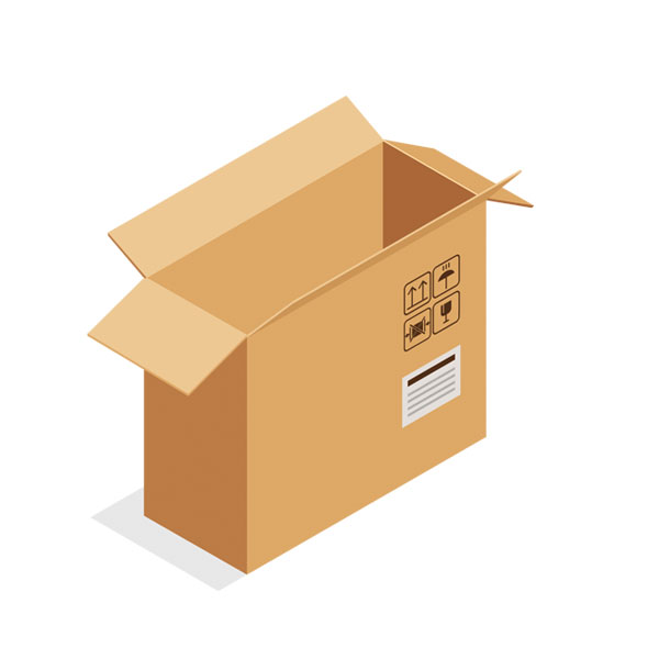 جعبه کوچک پهن عمودی